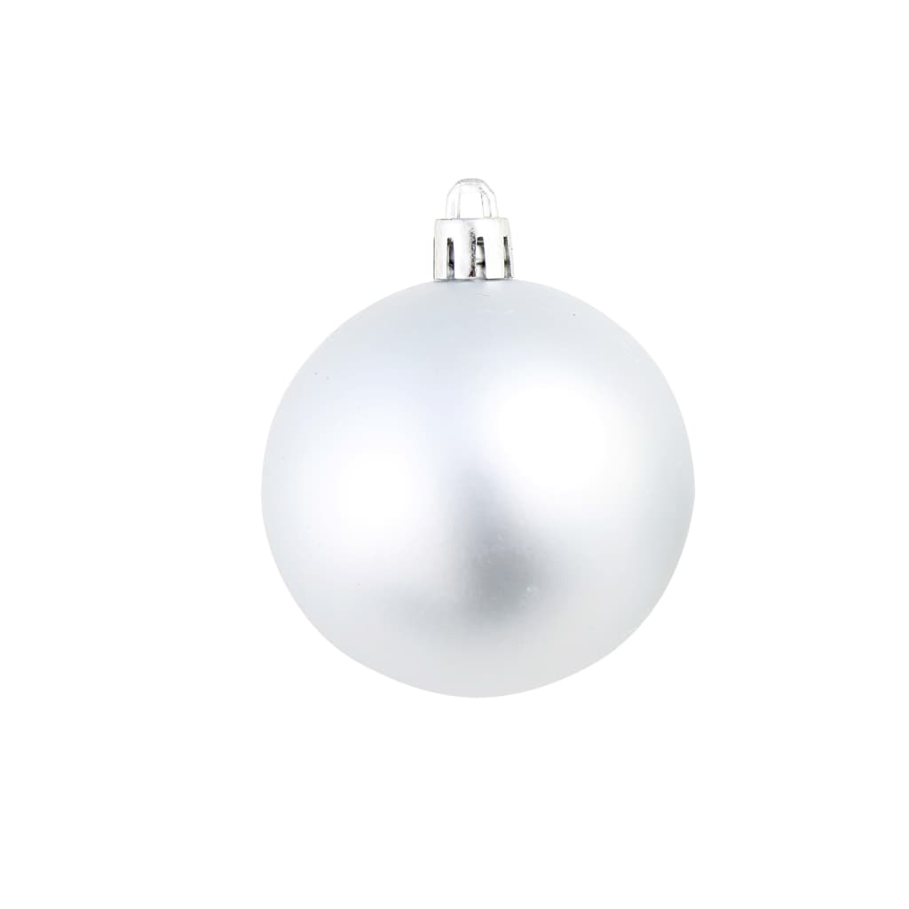 Set Palline di Natale 100 pz 3/4/6 cm Argento | homemem39