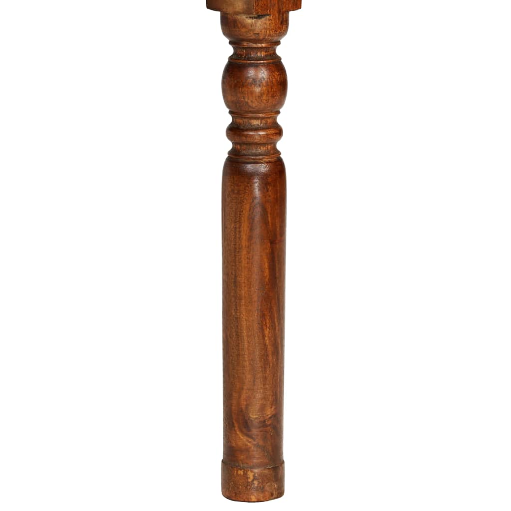 Sedie da Pranzo Classiche 2 pz in Legno Massello Finitura Ambra
