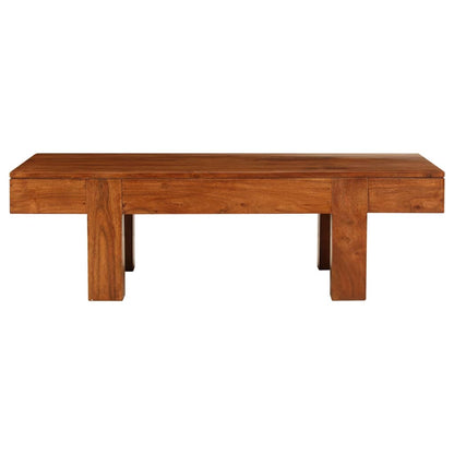 Tavolino da Salotto in Legno Acacia Finitura Ambra 110x55x35 cm | homemem39