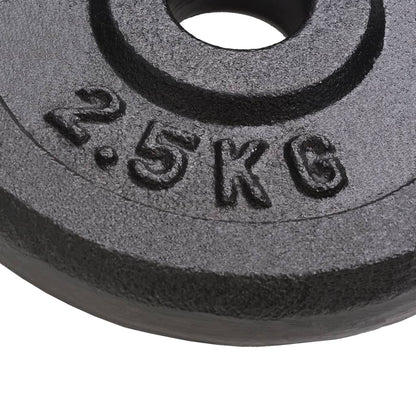 Dischi per Pesi 8 pz 8x2,5 kg in Ghisa | homemem39