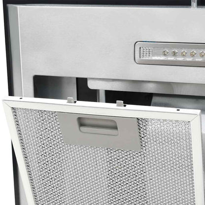 Cappa a Isola 90 cm in Acciaio Inossidabile 756 m³/h LED