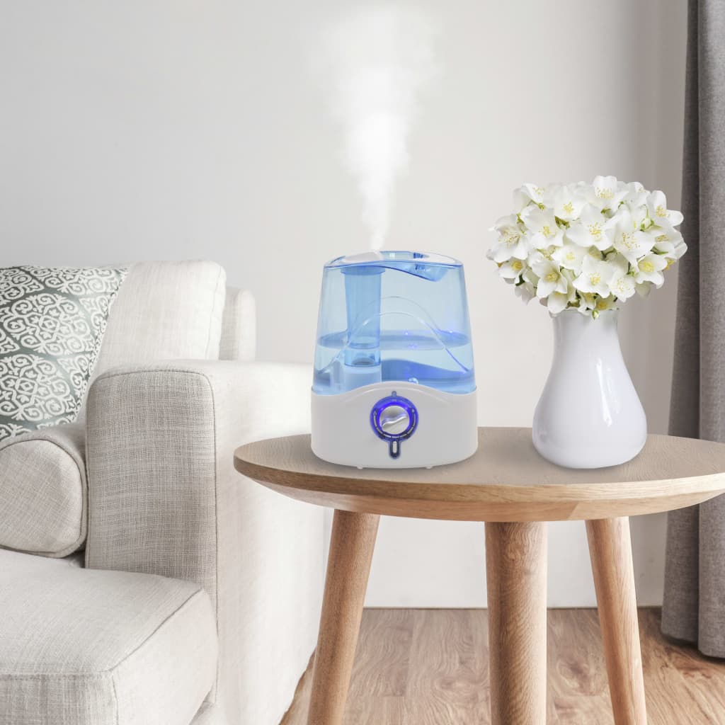 Umidificatore Ultrasuoni Nebbia Fredda Luce Notturna 6L 300ml/h - homemem39