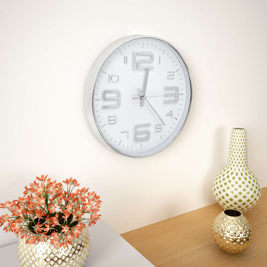 Orologio da Parete 30 cm Argento - homemem39