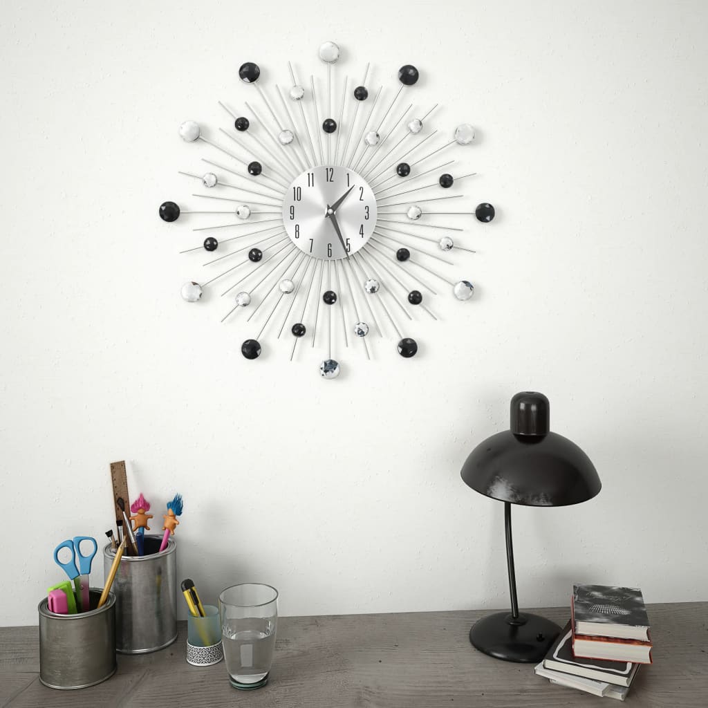 Orologio da Parete con Movimento al Quarzo Design Moderno 50 cm | homemem39