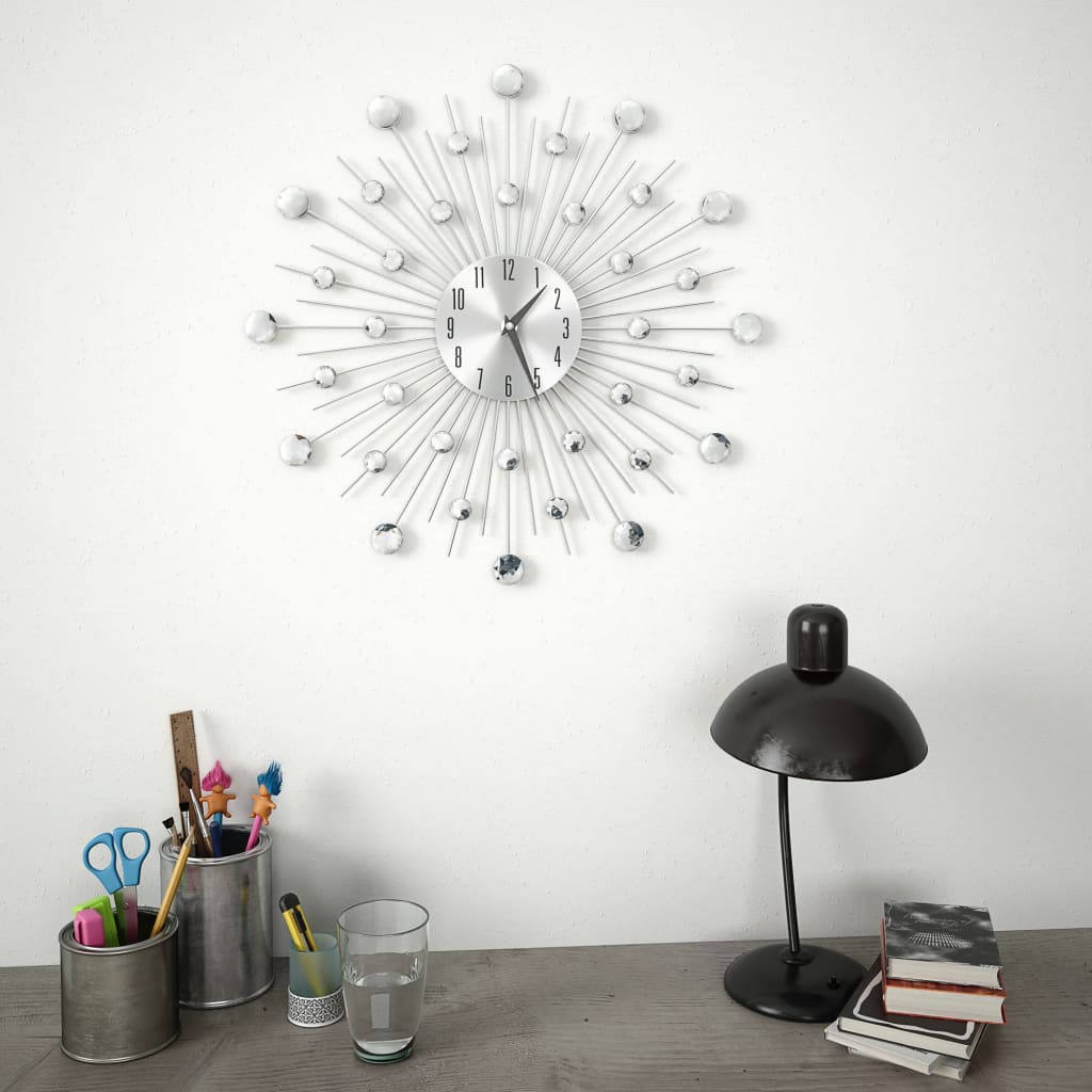 Orologio da Parete con Movimento al Quarzo Design Moderno 50 cm - homemem39