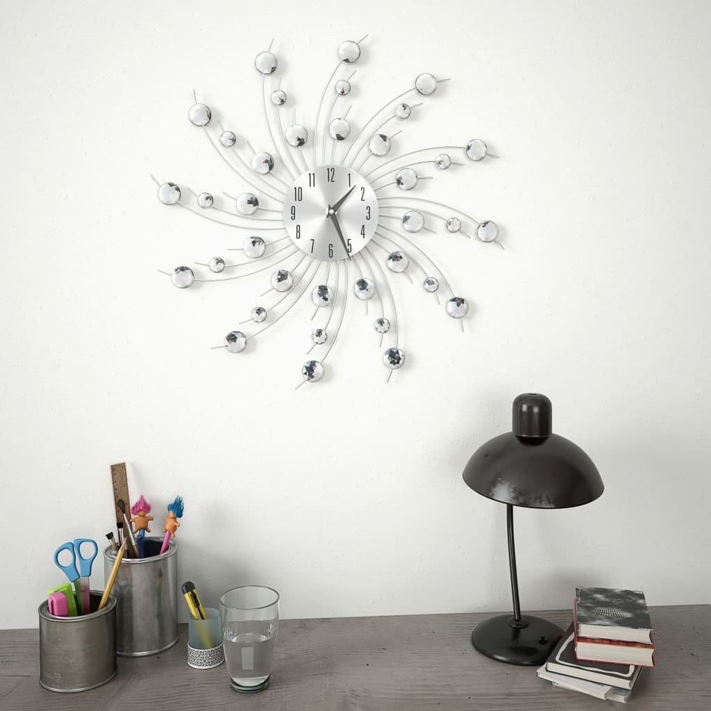 Orologio da Parete con Movimento al Quarzo Design Moderno 50 cm - homemem39