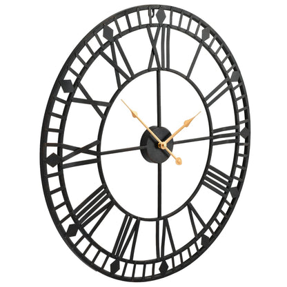 Orologio da Parete Vintage al Quarzo in Metallo 60 cm XXL - homemem39