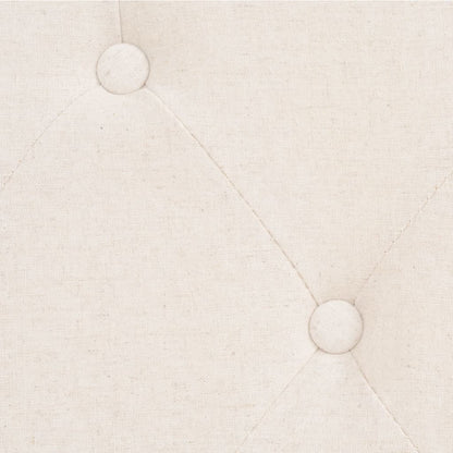 Set Divani 2 pz in Tessuto Bianco Crema - homemem39