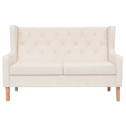 Set Divani 3 pz in Tessuto Bianco Crema | homemem39