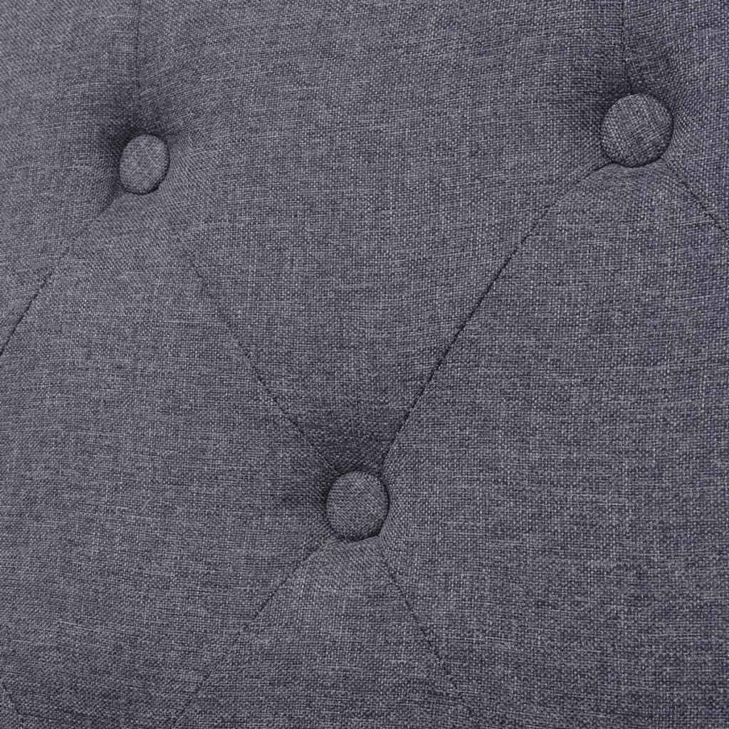 Set Divani 2 pz in Tessuto Grigio - homemem39