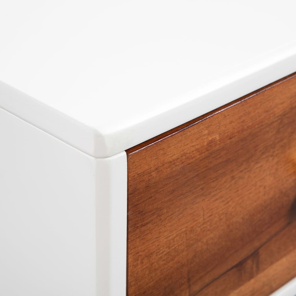 Tavolino da Salotto in Legno Massello di Acacia 90x50x40 cm | homemem39