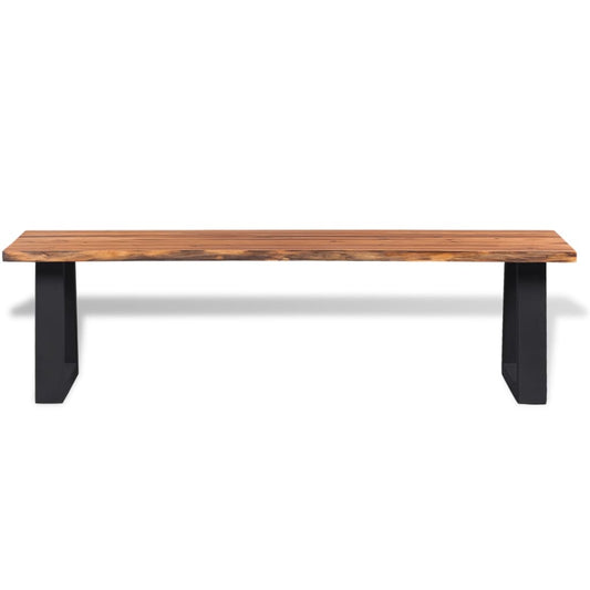 Panca in Legno Massello di Acacia 160 cm | homemem39