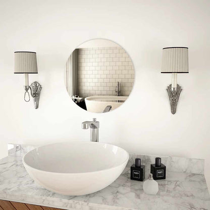 Specchio da Parete 40 cm in Vetro Circolare - homemem39