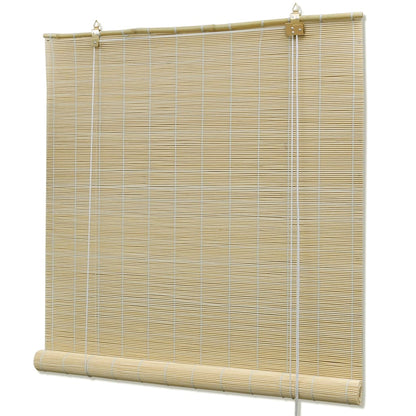 Tenda Avvolgibile in Bambù 150x160 cm Naturale - homemem39