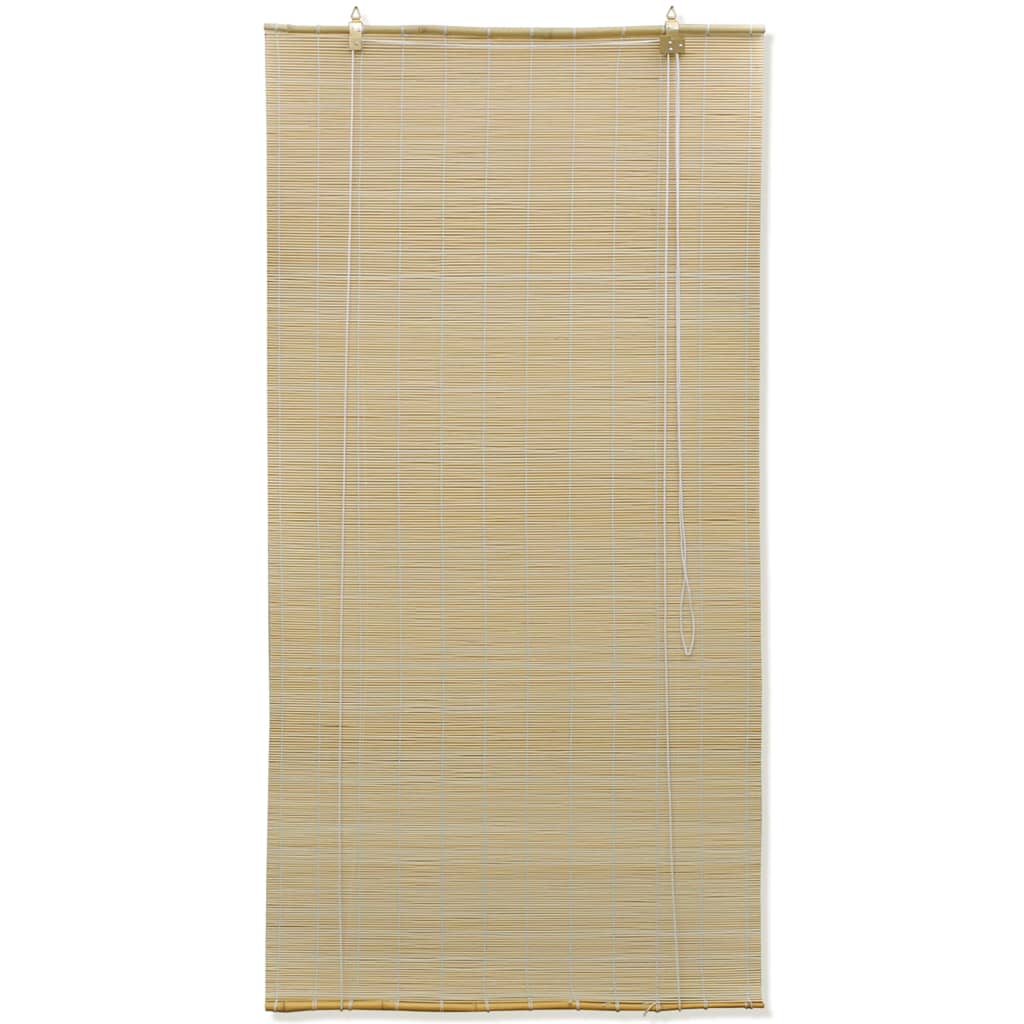 Tenda Avvolgibile in Bambù 150x160 cm Naturale - homemem39