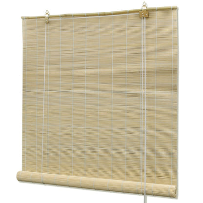 Tenda Avvolgibile in Bambù 80x220 cm Naturale - homemem39