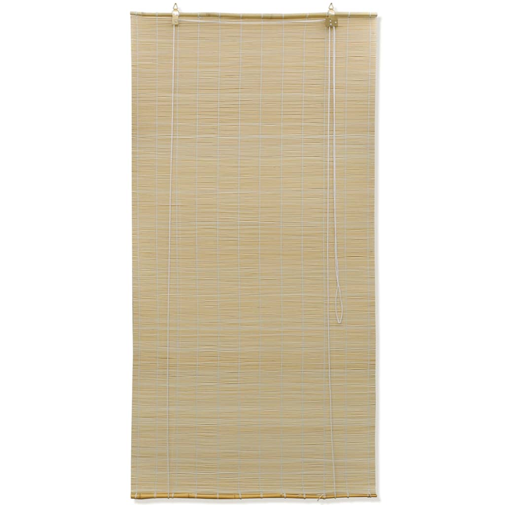 Tenda Avvolgibile in Bambù 80x220 cm Naturale - homemem39