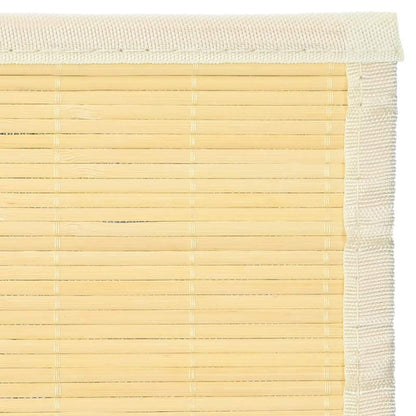 Tappeto in Bambù 100x160 cm Naturale - homemem39