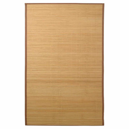 Tappeto in Bambù 100x160 cm Marrone
