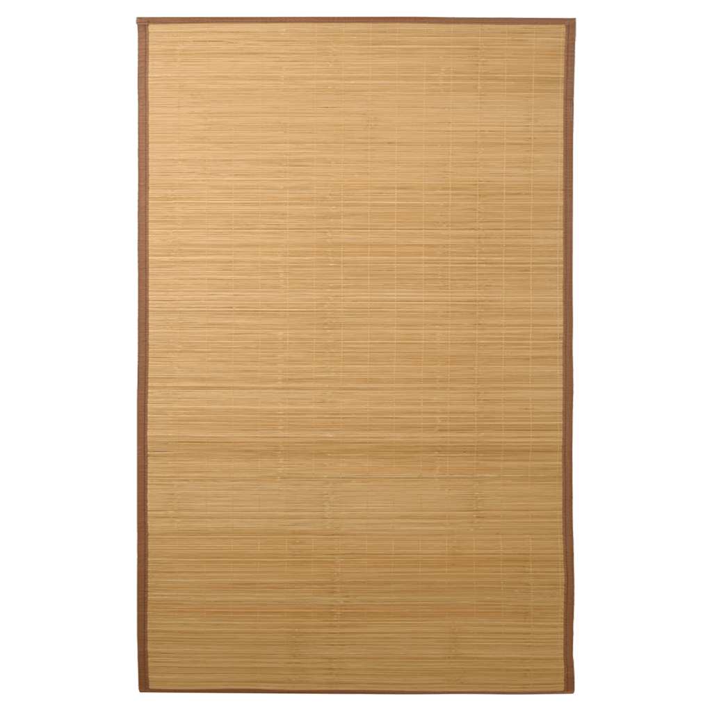 Tappeto in Bambù 100x160 cm Marrone - homemem39