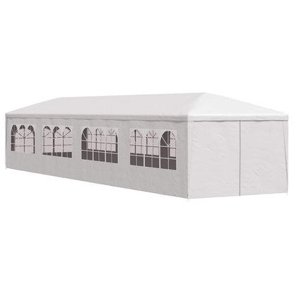 Gazebo da Giardino 3x12 m Bianco | homemem39