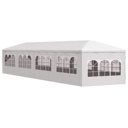 Gazebo da Giardino 3x12 m Bianco | homemem39