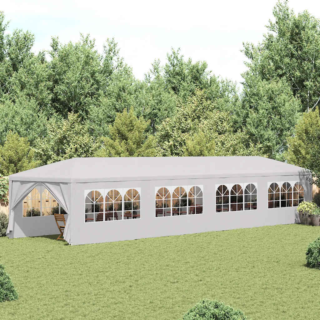Gazebo da Giardino 3x12 m Bianco | homemem39