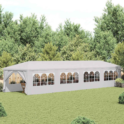 Gazebo da Giardino 3x12 m Bianco | homemem39