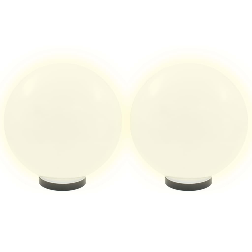Set Lampade a LED Sferiche 2 pz 30 cm in PMMA - homemem39