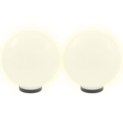 Set Lampade a LED Sferiche 2 pz 30 cm in PMMA - homemem39