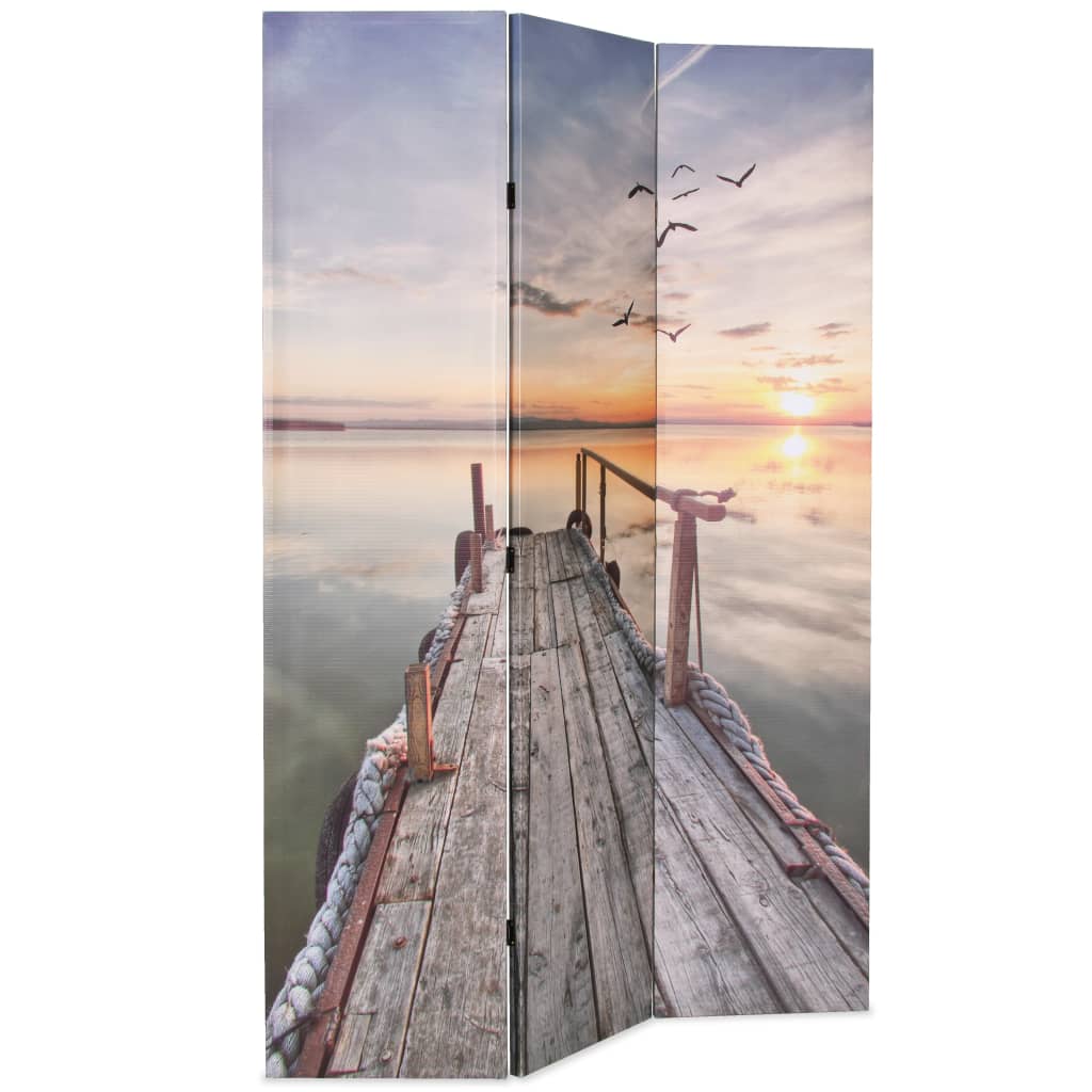 Paravento Pieghevole 120x170 cm Stampa Lago - homemem39