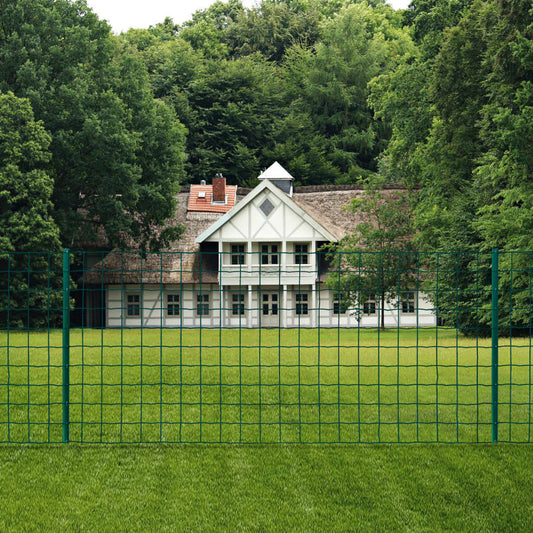 Recinzione Euro 20x0,8 m in Acciaio Verde | homemem39