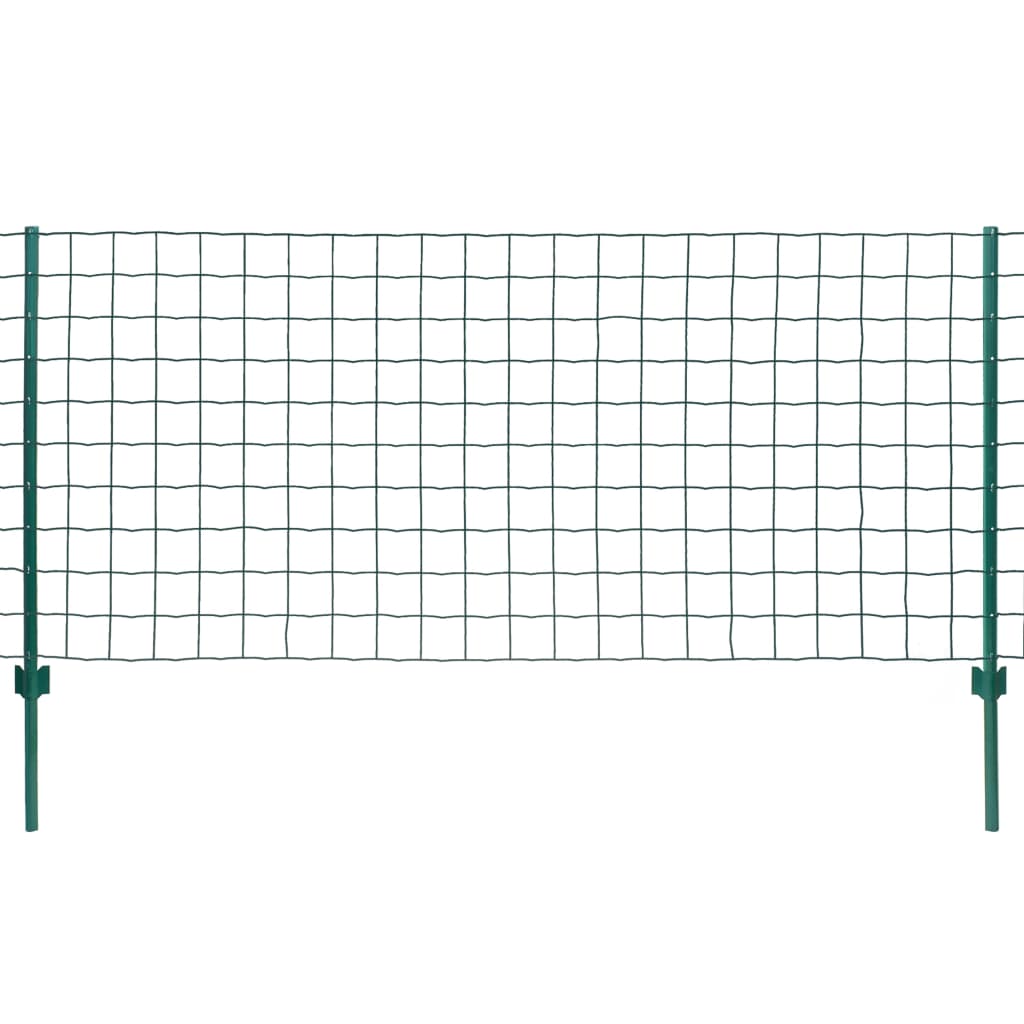 Recinzione Euro 20x1,2 m in Acciaio Verde | homemem39