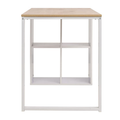 Scrivania 120x60x75 cm Rovere e Bianco | homemem39