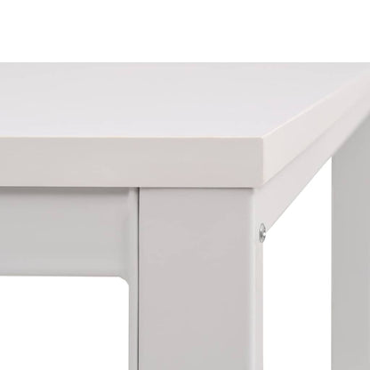 Scrivania 120x60x75 cm Bianca | homemem39