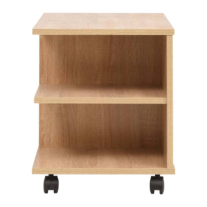 Scaffale con Ruote 50x35x42 cm Rovere | homemem39