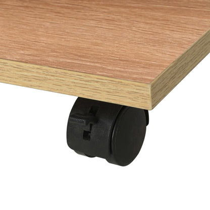 Scaffale con Ruote 50x35x42 cm Rovere | homemem39