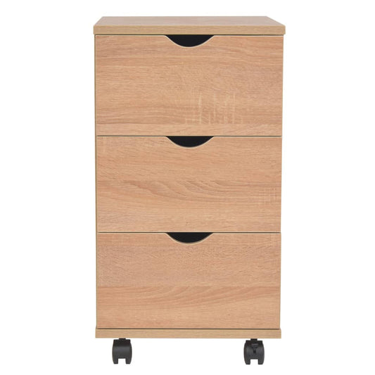 Cassettiera 33x45x60 cm Quercia - homemem39