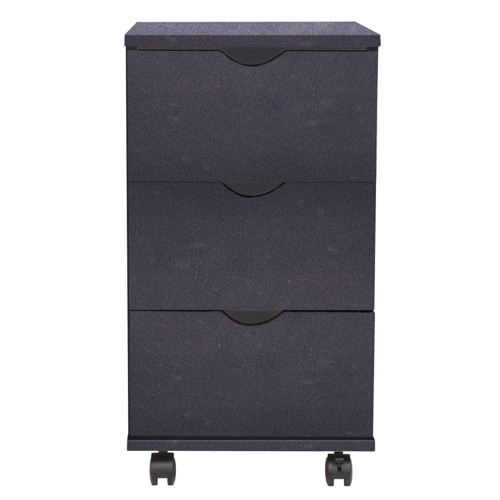 Cassettiera 33x45x60 cm Nera | homemem39