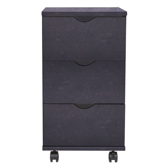 Cassettiera 33x45x60 cm Nera - homemem39