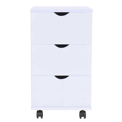 Cassettiera 33x45x60 cm Bianca | homemem39