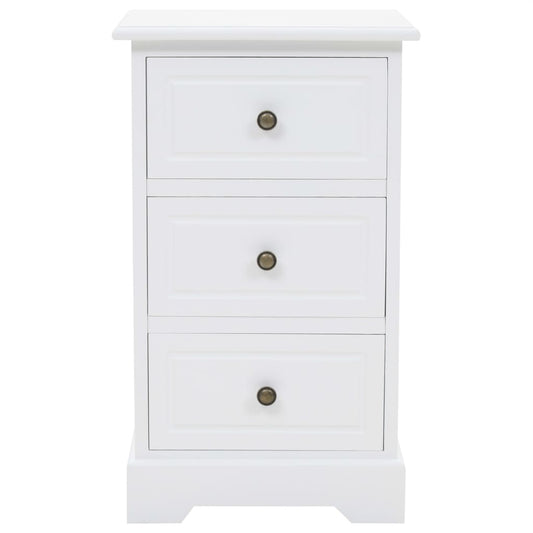 Comodino in MDF e Legno di Pino 35x32x59 cm - homemem39