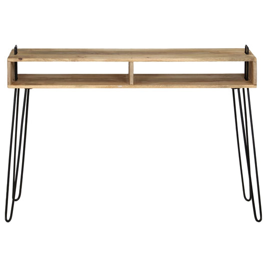 Tavolo Consolle in Legno Massello di Mango 115x35x76 cm | homemem39