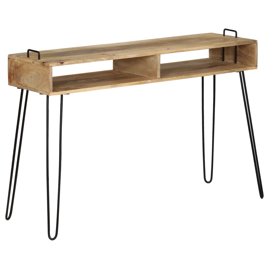 Tavolo Consolle in Legno Massello di Mango 115x35x76 cm | homemem39