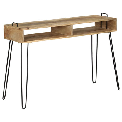 Tavolo Consolle in Legno Massello di Mango 115x35x76 cm | homemem39