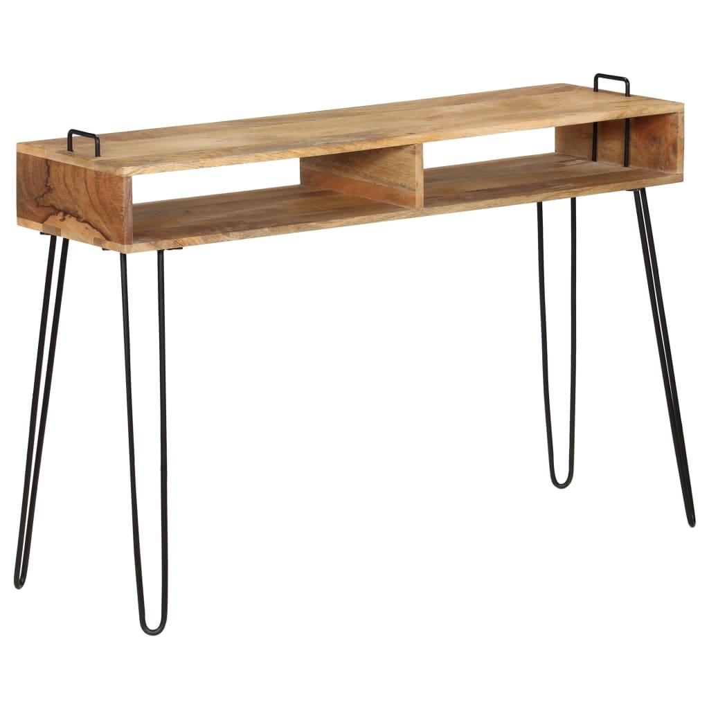 Tavolo Consolle in Legno Massello di Mango 115x35x76 cm | homemem39