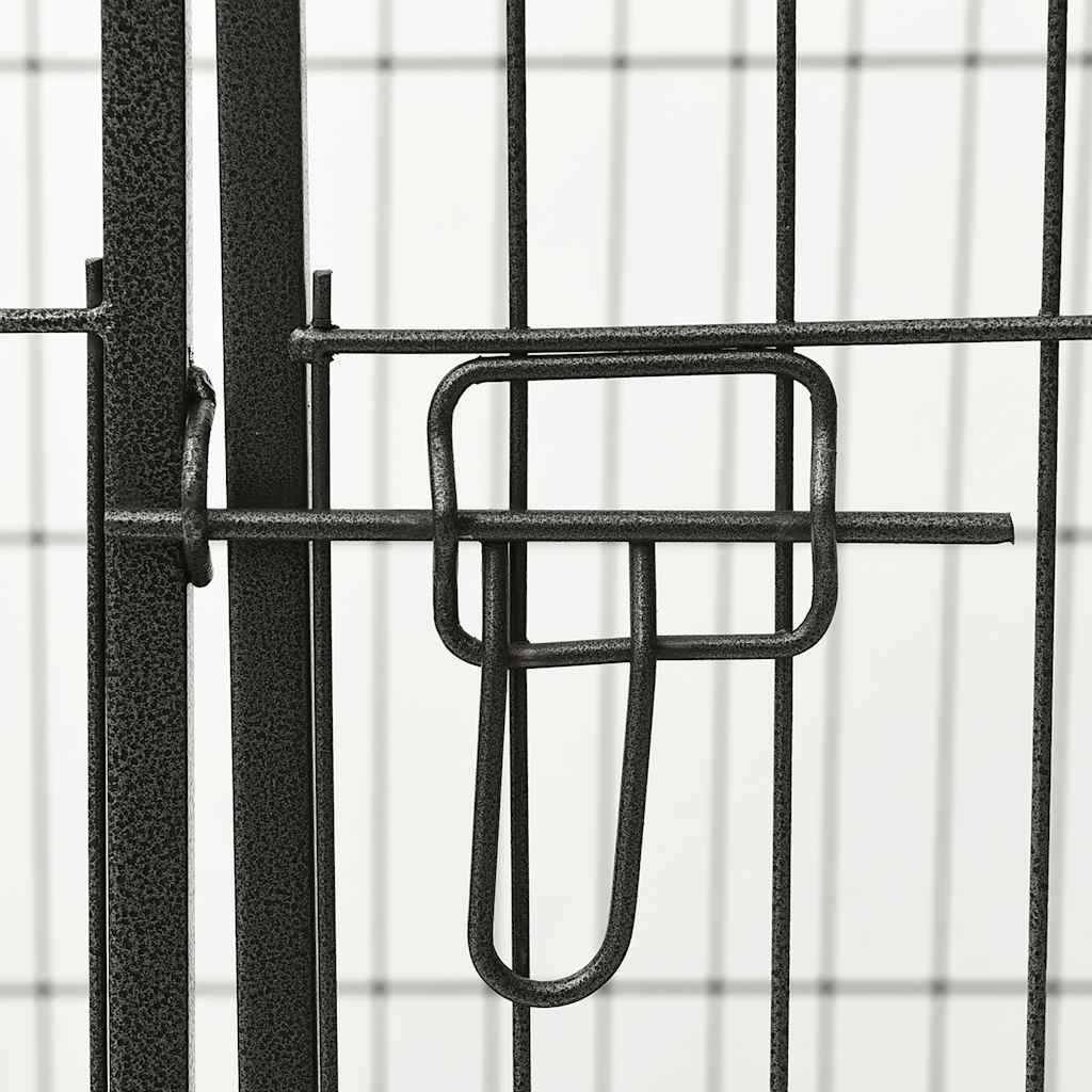 Box per Cuccioli in Acciaio 91,5x59x61 cm | homemem39
