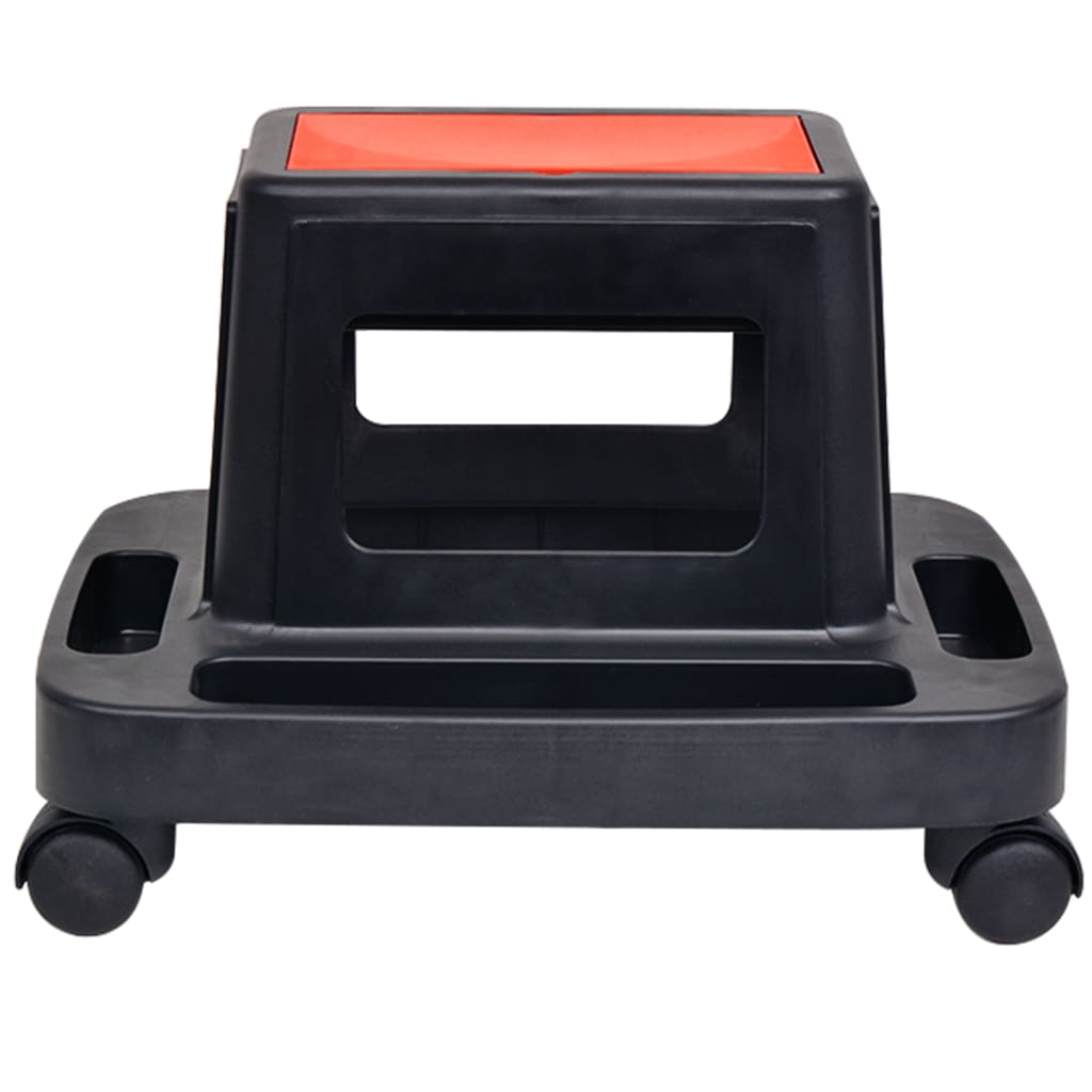Sgabello da Officina con Rotelle e Vano Portaoggetti 150 Kg | homemem39