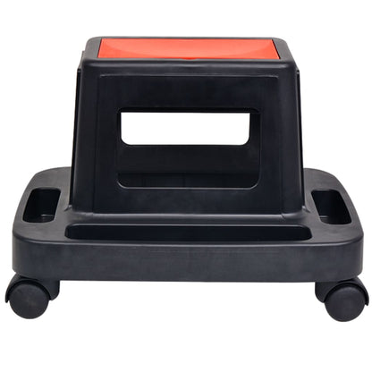 Sgabello da Officina con Rotelle e Vano Portaoggetti 150 Kg | homemem39