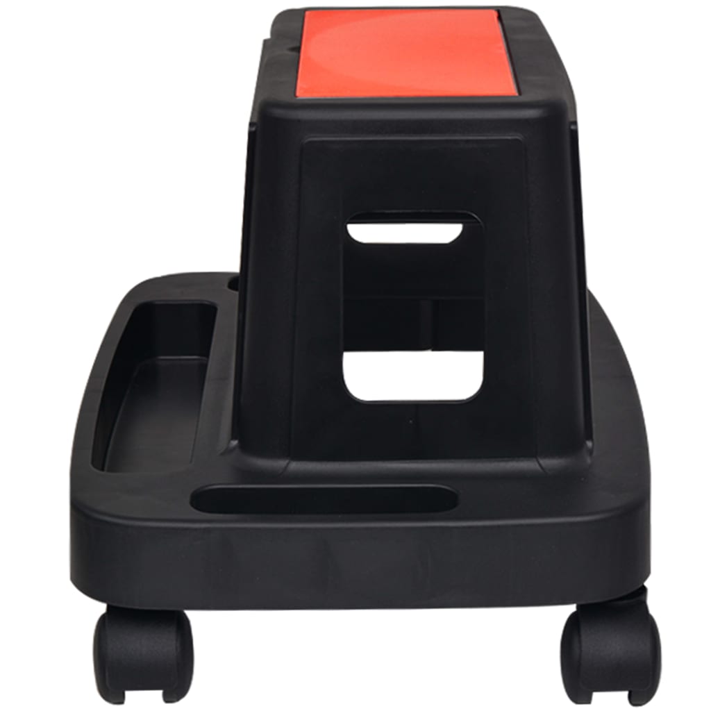 Sgabello da Officina con Rotelle e Vano Portaoggetti 150 Kg | homemem39